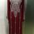 Maroon a line georgeous arabic farasha kaftan