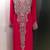Fuschia pink luxury wear a line kaftan farasha