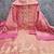  pink weaving & embroidered simmer dress material 