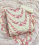  multi embroidery georgette dress material 