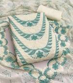  multi embroidery georgette dress material 