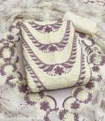  multi embroidery georgette dress material 