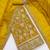  mustard embroidery georgette dress material 