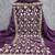  purple embroidery georgette dress material 