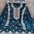  teal embroidery chanderi cotton dress material 