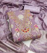  violet embroidery,weaving jacquard dress material 