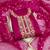  magenta embroidery chanderi cotton dress material 