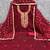  maroon embroidery chanderi cotton dress material 