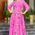 pink readymade georgette kurti set for women