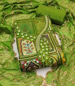  handwork embroidery viscose dress material 