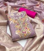  weaving handwork cotton silk dress material 