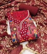  handwork embroidery viscose dress material 