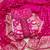  pink weaving handwork jacquard dress material 