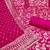 pink weaving handwork jacquard dress material 