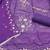 purple heavy embroidery viscose dress material 