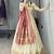 gajri paithani silk lehenga choli set with gold zari weaving