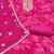 elegant pink cotton silk handwork dress material