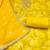 designer yellow handwork cotton silk dress material