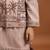 pink viscose silk embroidered boys kurta set with jacket & pant