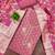  pink weaving handwork simmer dress material 