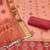 peach weaving handwork banarasi dress material