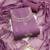 lavender handwork embroidered cotton silk dress matarial