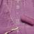 lavender handwork embroidered cotton silk dress matarial
