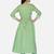green cotton printed straight salwar kameez set for women