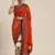 festive bandhani georgette saree with embroidery