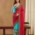 luxury georgette saree with heavy kutchi embroidery work