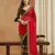 designer georgette saree with heavy kutchi embroidery