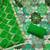 green cotton silk unstitched handwork dress material