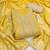  yellow weaving handwork modal dress material 