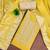  yellow weaving handwork modal dress material 