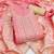  pink weaving handwork modal dress material 
