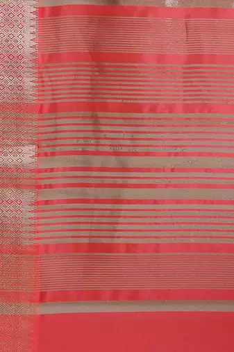 pink soft cotton silk saree with multicolor thread embroidery
