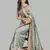 light blue soft cotton silk saree with multicolor thread embroidery