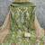 green multicolor printed cotton dress material 