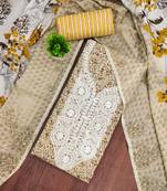 multi color unstitched printed cotton dress material