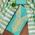 ea green unstitched chanderi butti dress material for women