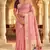 pink cotton meenakari weaving saree with classic detailing