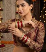 Punjabi elephant kundan bridal chuda