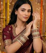 Bridal antique kundan punjabi chuda