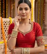 Traditional heritage gold bangles set