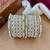 Pearl kundan bangles set