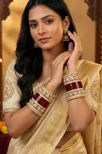 Traditional temple punjabi chura