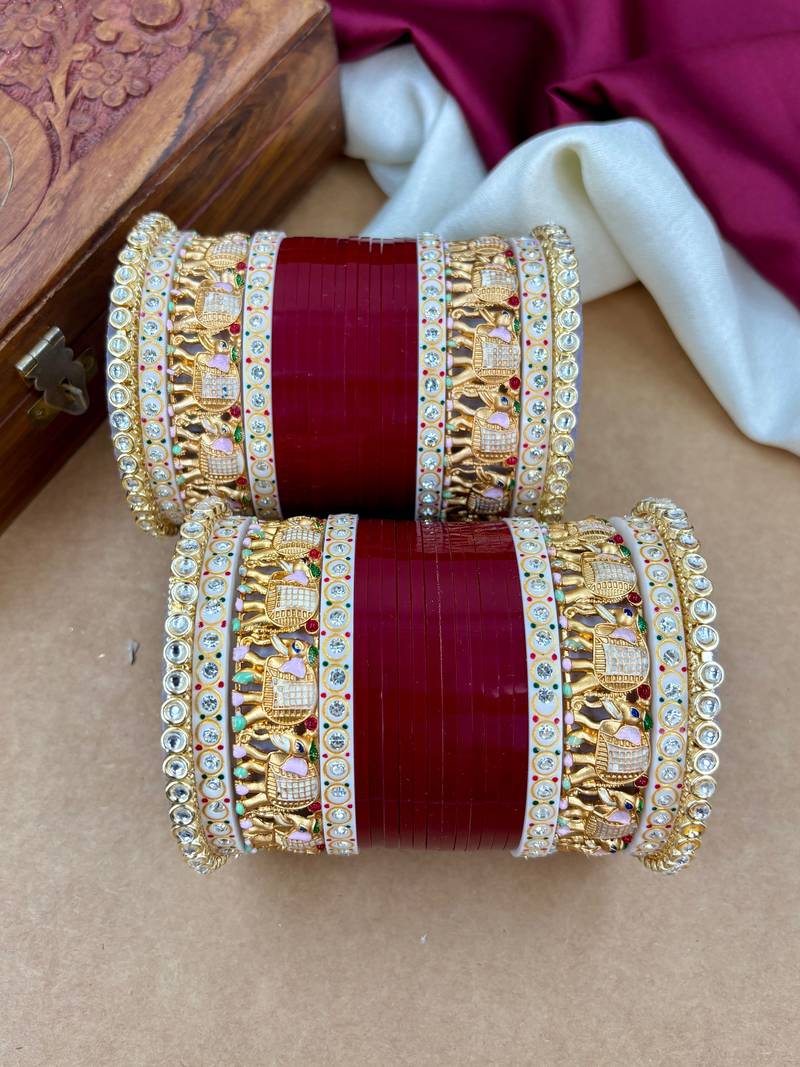 Traditional temple punjabi chura