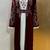 Maroon velvet jacket designer moroccan takchita kaftan