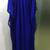 Royal blue fancy dubai black beaded farasha