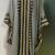 Grey arabic gold and white embroidery work jalabiya kaftan